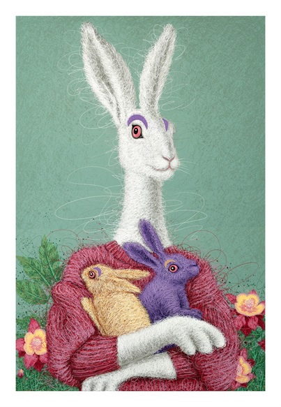 The Rabbit Mother and Child